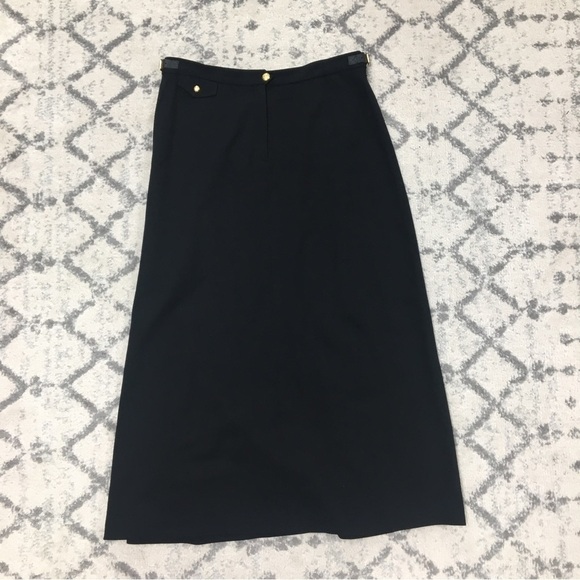 Ralph Lauren Black Skirt Mid Length 10p​​​ - Picture 1 of 6